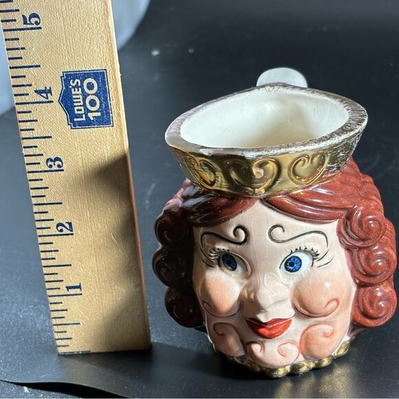 Vintage Queen Ceramic Toby Face Mug Creamer Kleine‎ Co - Picture 5 of 6